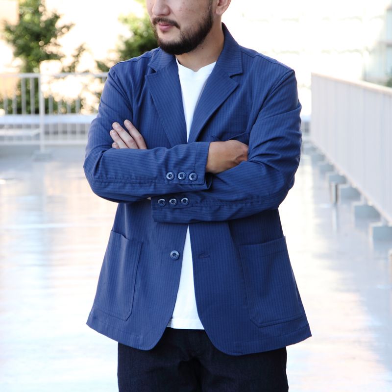 *SWRVE* cordura combat wool blazer (navy)