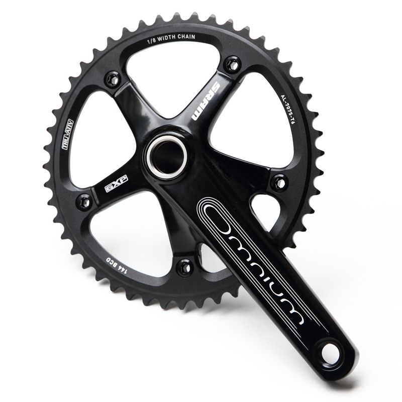 *SRAM* omnium crankset (black)