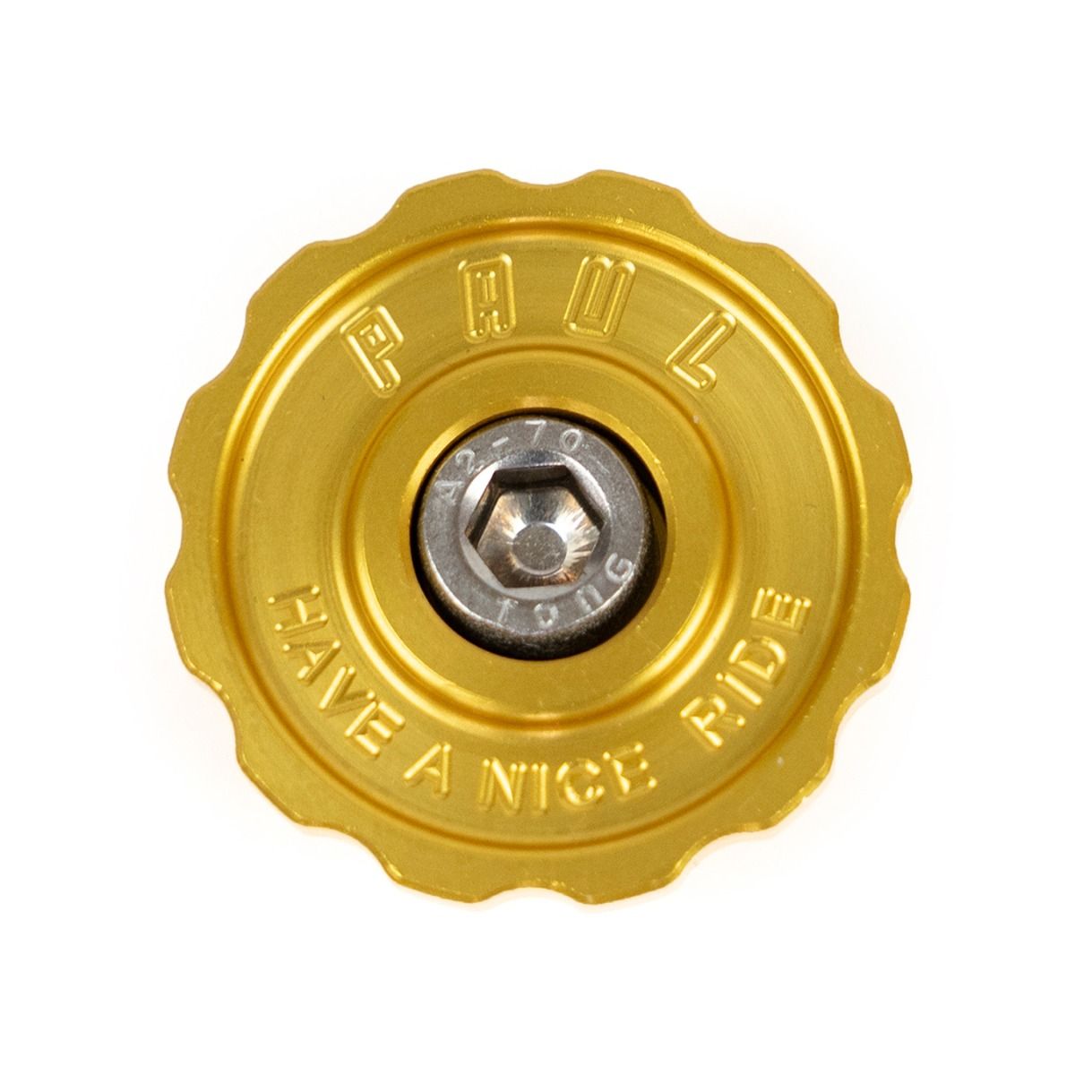 *PAUL* klamper stem top cap (gold)