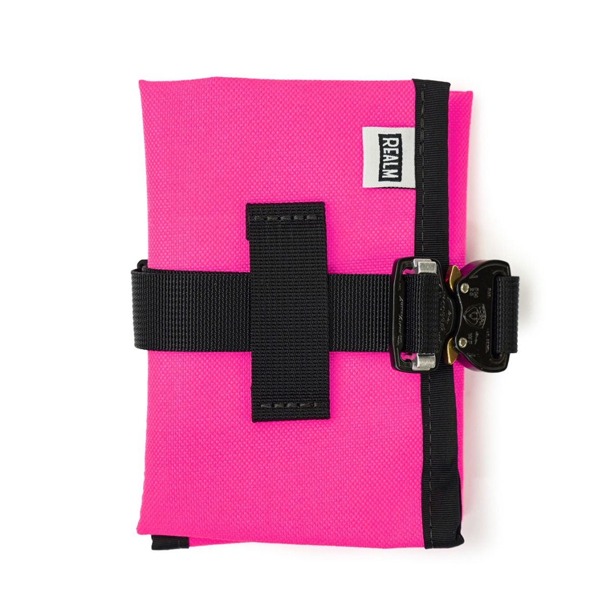 *REALM* saddle tool roll cobra buckle (pink)