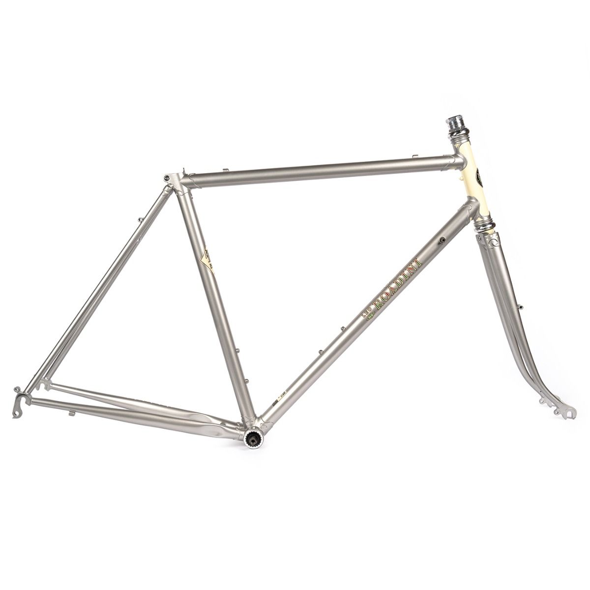*RIVENDELL* lugged roadini frame set (silver)