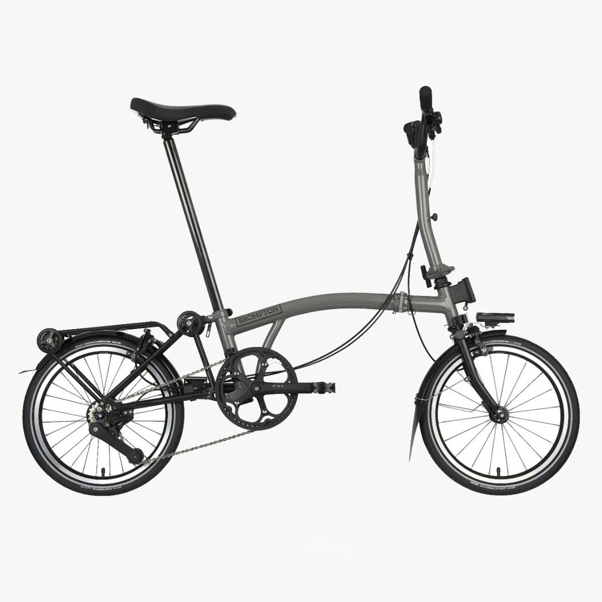 *BROMPTON* P-line urban complete bike (storm grey metallic)