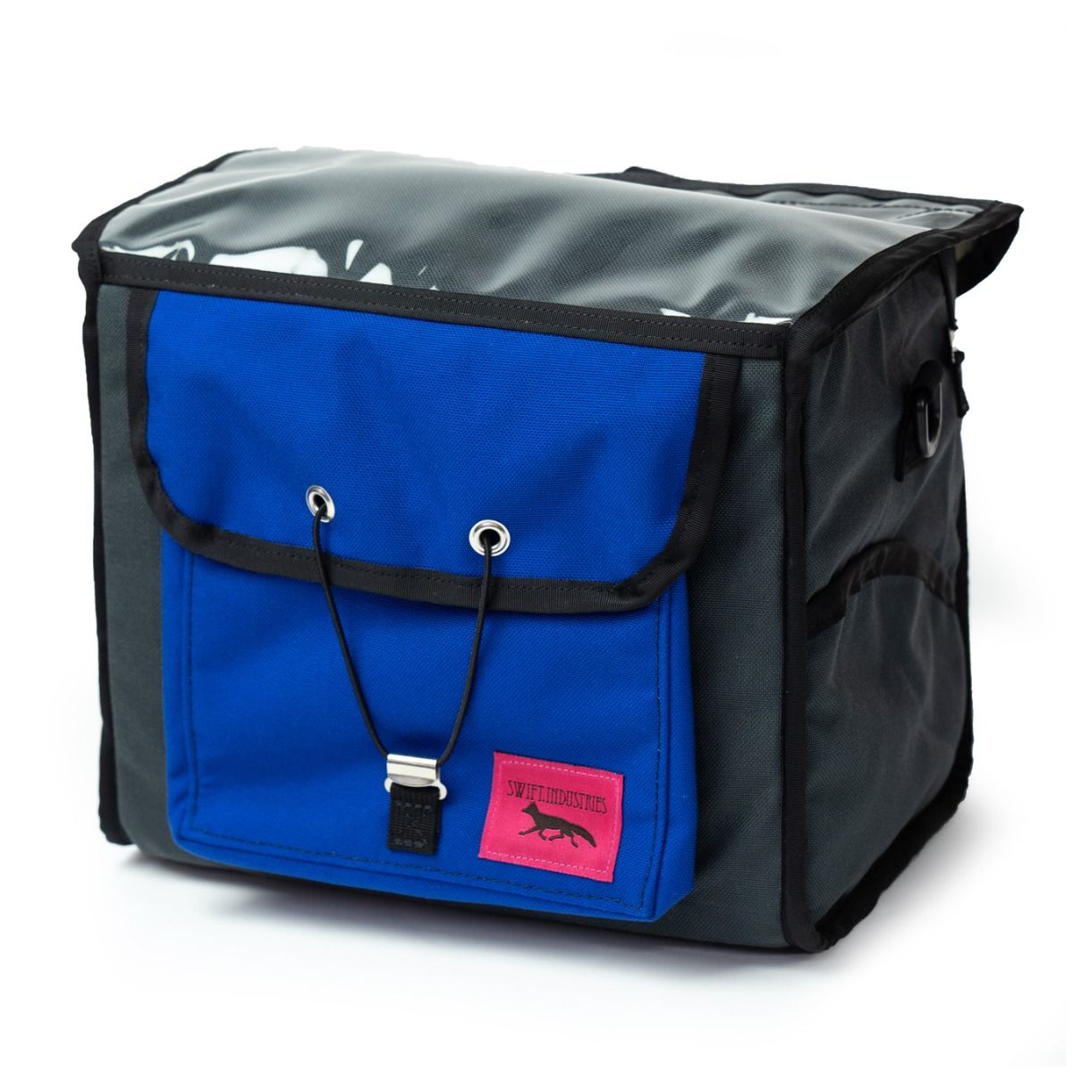 *SWIFT INDUSTRIES* custom peregrine randonneur bag (12L/steel/royal blue)