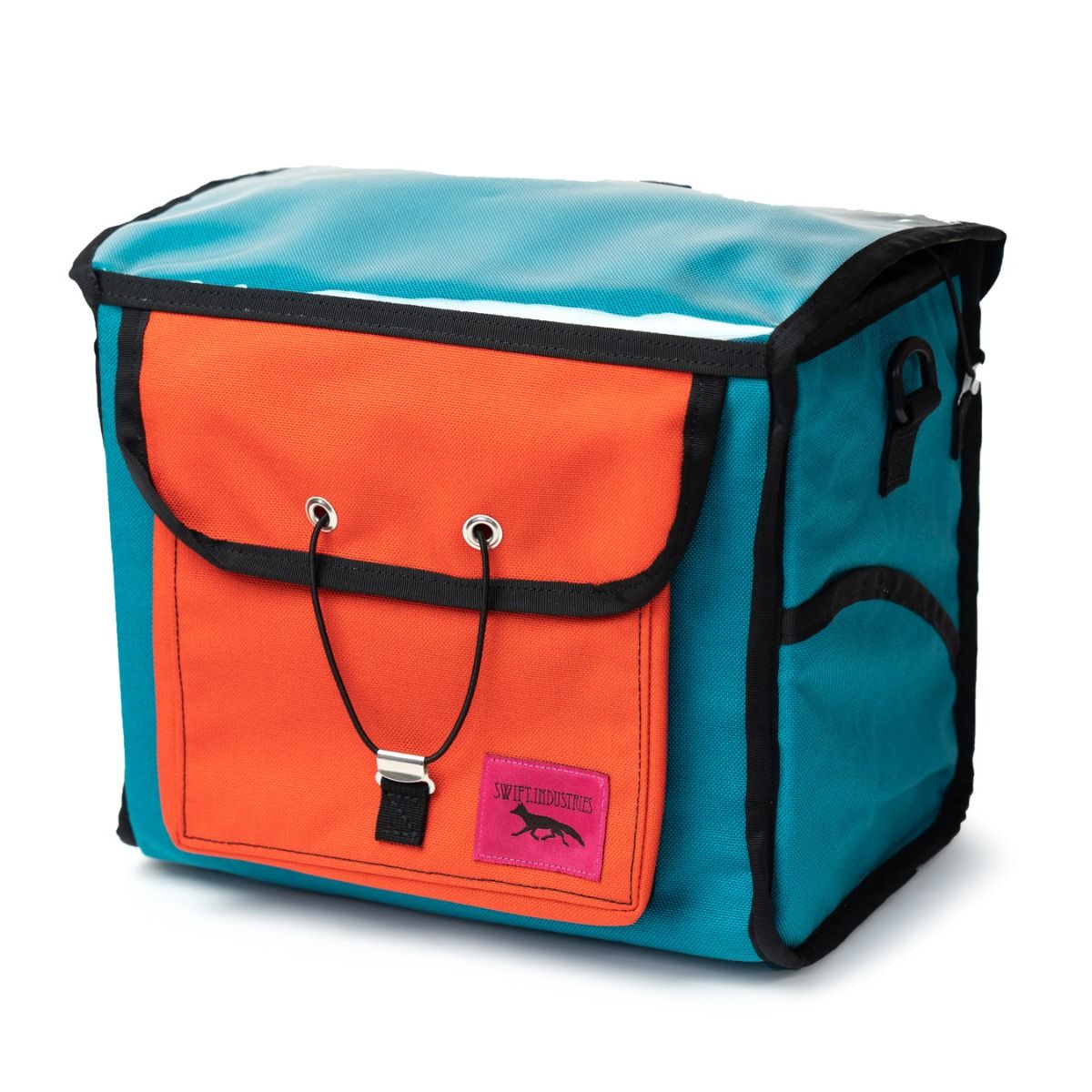 *SWIFT INDUSTRIES* custom peregrine randonneur bag (12L/teal/mandarin)