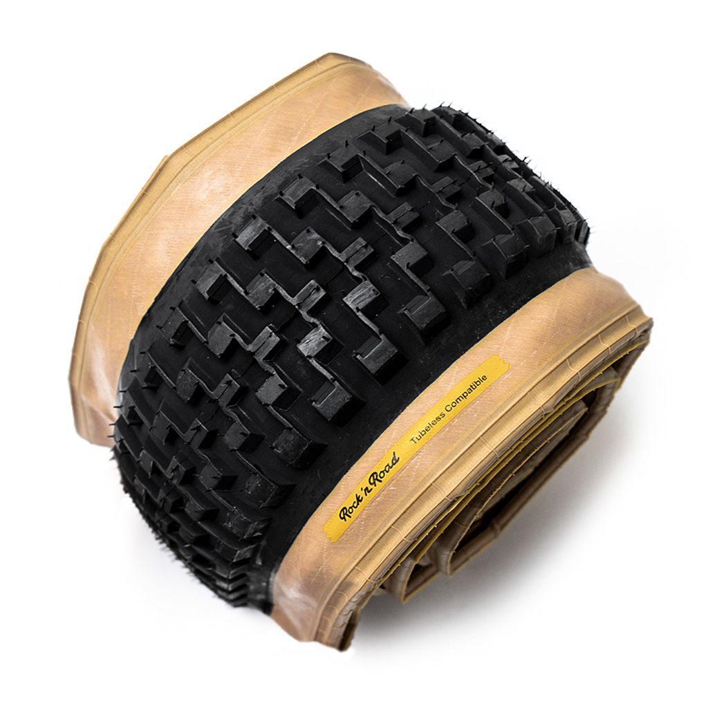 *BRUCE GORDON* rock n' road 700×48c tire (black/skin)