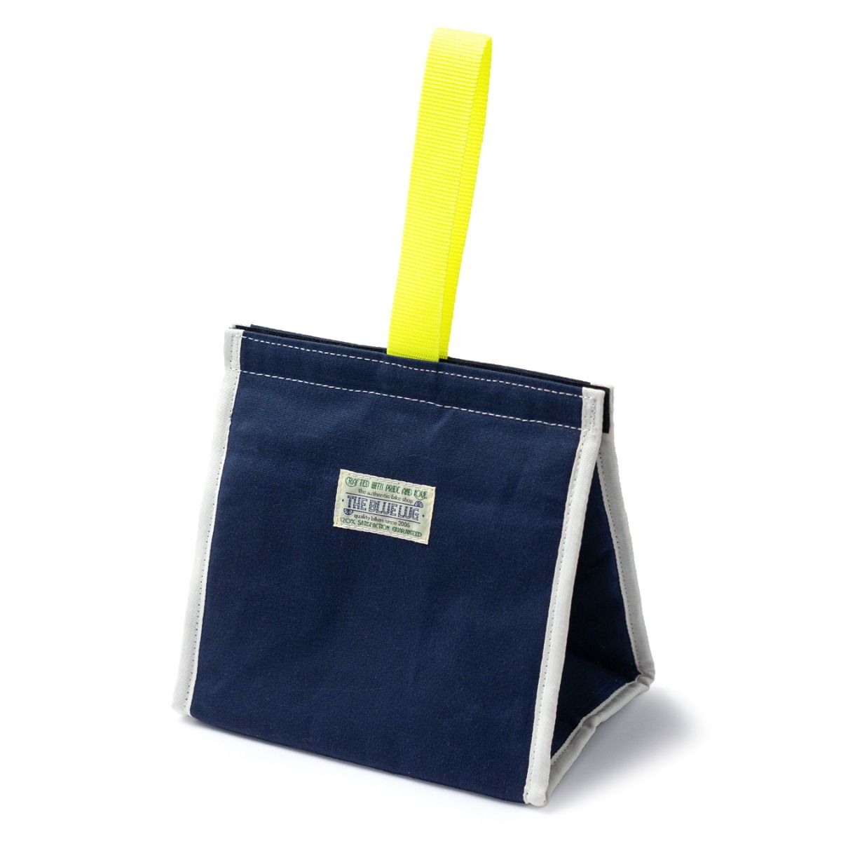 *BLUE LUG* cooler bag (wax navy/flash yellow)