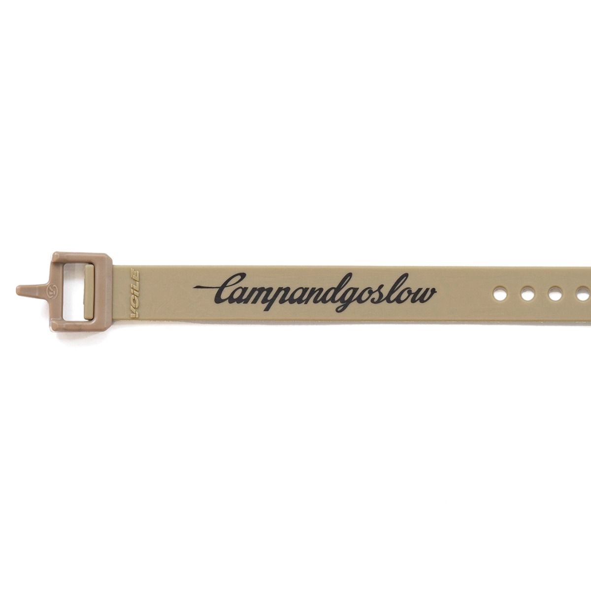 *CAMP AND GO SLOW* 15inch voile strap (tan)