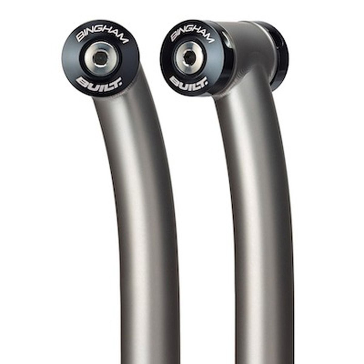 *BINGHAM BUILT* titanium layback seatpost (black)
