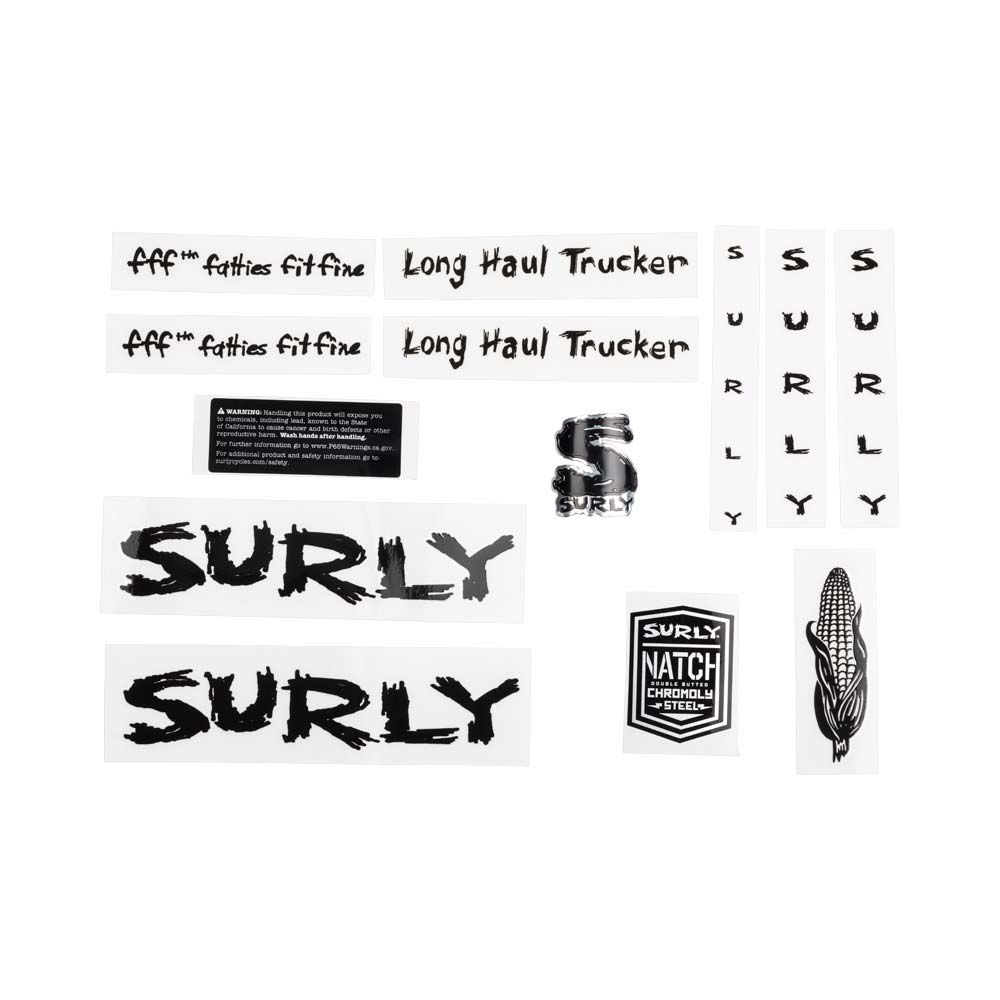 *SURLY* long haul trucker new frame decal (black)　