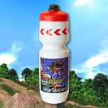 *BLUE LUG* half send MTB bottle (white)