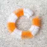 *BLUE LUG* habuge (orange/white)