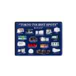 *BLUE LUG* tourist spots magnet (navy)