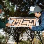 *BLUE LUG* japanese kana logo tenugui towel