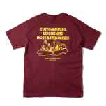 *BLUE LUG* all-star shop t-shirt (burgundy)