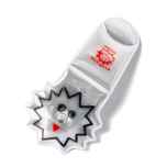 *HATOHOTATE×BLUE LUG* pachi-pachi kun reflector clip (white)