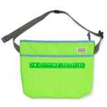 *BLUE LUG* stroll sacoche (flash green/reflector)