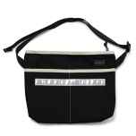 *BLUE LUG* stroll sacoche (black/natural/reflector)