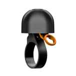 *SPURCYCLE* compact bell (black/orange)