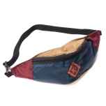 *ATMOSPHERE MOUNTAIN WORKS* pole creek fanny bag (navy/burgundy)