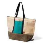 *FIFTH SEASON* switchel sack (natural/teal/olive)