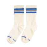 *BLUE LUG×SOCKGUY*  line wool socks (white purple)