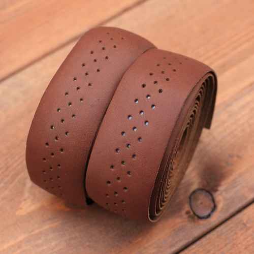 20-60代 人気ファッションブランド grand ORANGE* VELO cru LUG BLUE - (brown) bartape leather パーツ