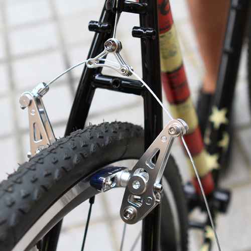 VELO ORANGE* grand cru zeste canti brakeset (silver) - BLUE LUG