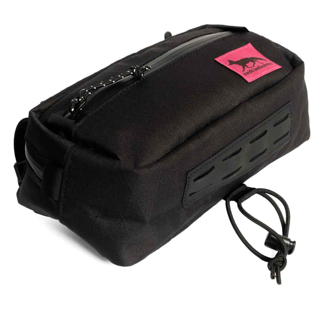 SWIFT INDUSTRIES* kestrel handlebar bag (si600x/black) - BLUE LUG