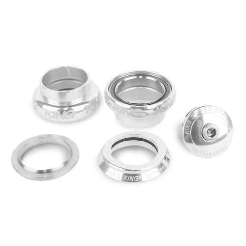 本物の CHRIS KING* nothreadset 1 1/8 inch (silver) - BLUE LUG パーツ