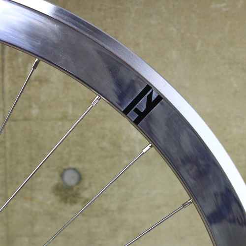 H PLUS SON* super lite track wheel (polish/A) - BLUE LUG
