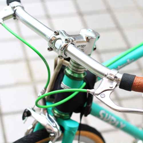 SHIMANO 13nium HGL パーツKTFライトブルー BLUE LUG】YMC CRANK SET (SILVER) | Humhumhug Online Shop