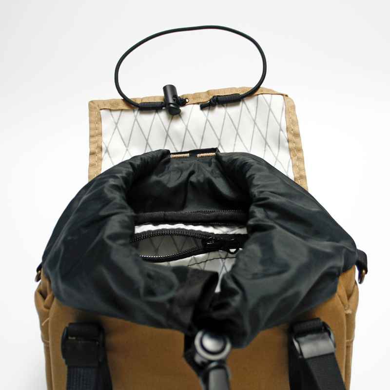 OUTER SHELL ADVENTURE* drawcord handlebar bag (olive drab