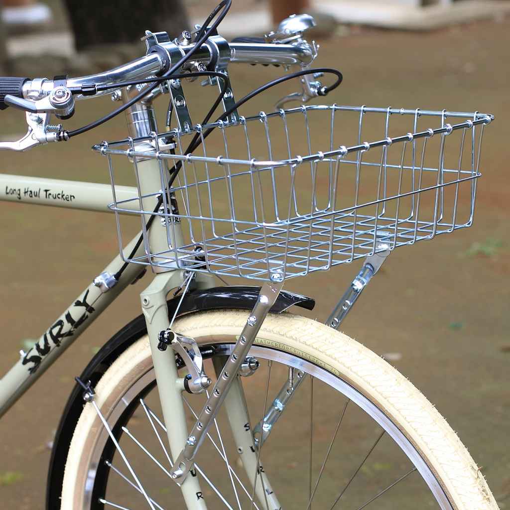 WALD* multi fit 137 front basket (small/silver) - BLUE LUG