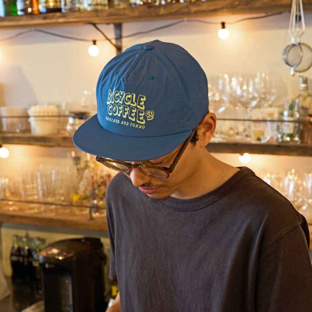 BICYCLE COFFEE* wild nylon cap (black) - BLUE LUG ONLINE STORE