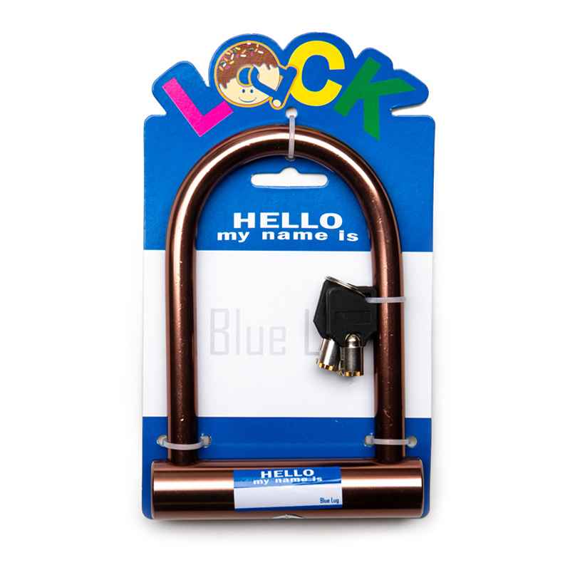 BLUE LUG* hello u-lock (brown) - BLUE LUG ONLINE STORE