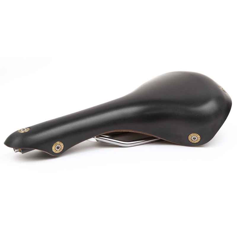 BERTHOUD* galibier leather saddle (black) - BLUE LUG ONLINE