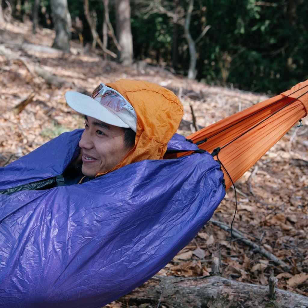 JINDAIJI MOUNTAIN WORKS* PB camp hammock&UL woopie tree strap set