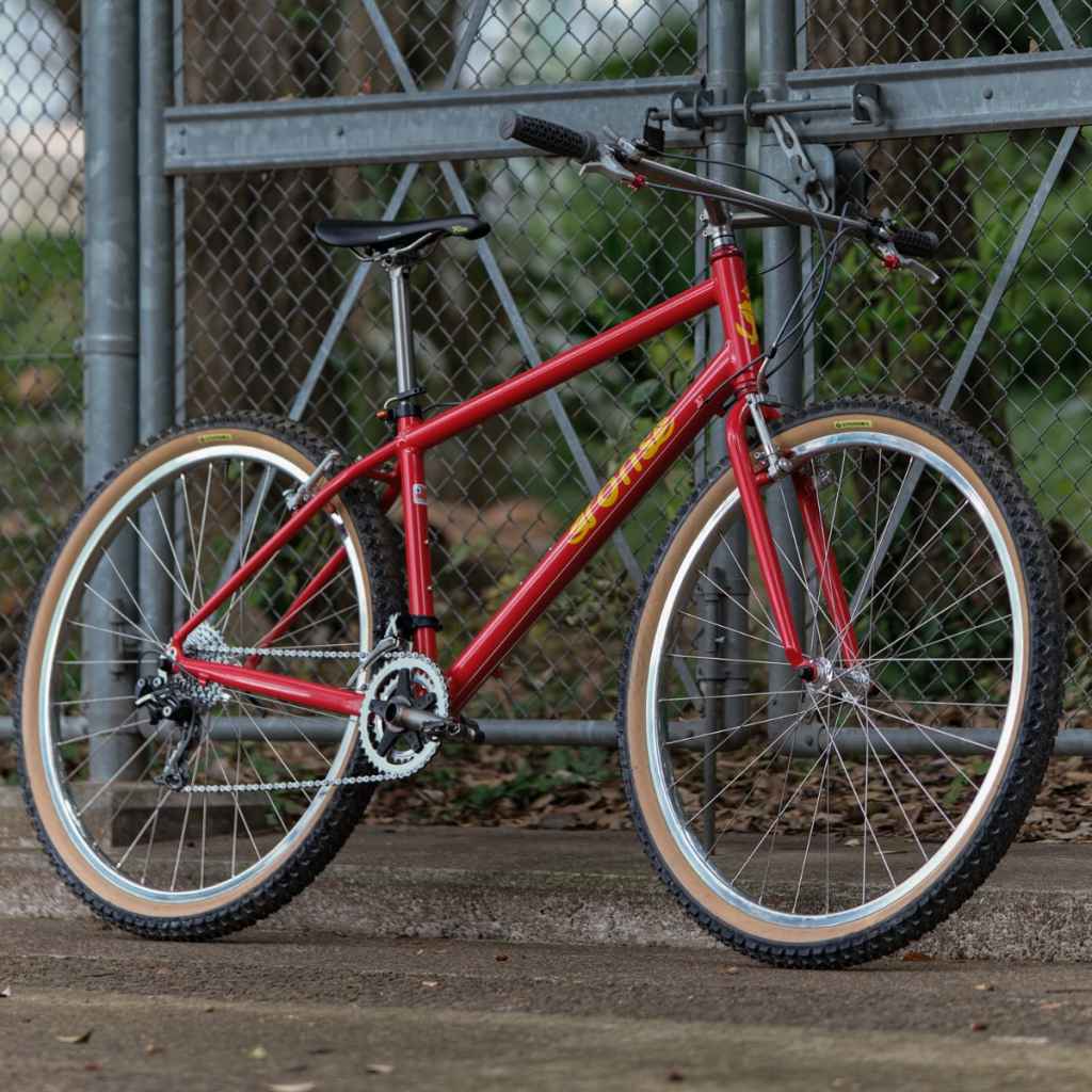 RON'S BIKES* R-Werks EVOO 29er frame set (raw/red logo) - BLUE LUG