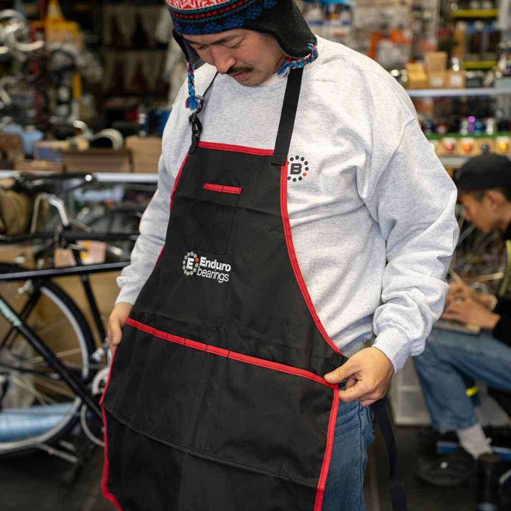 ENDURO* mechanic's heavy duty canvas apron - BLUE LUG ONLINE STORE