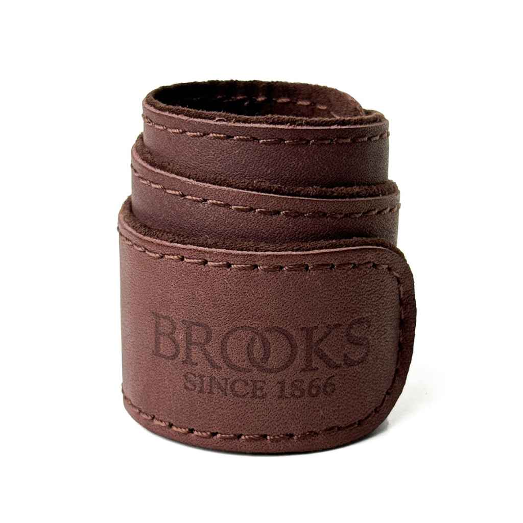 BROOKS* leather trouser strap (brown) - BLUE LUG ONLINE STORE