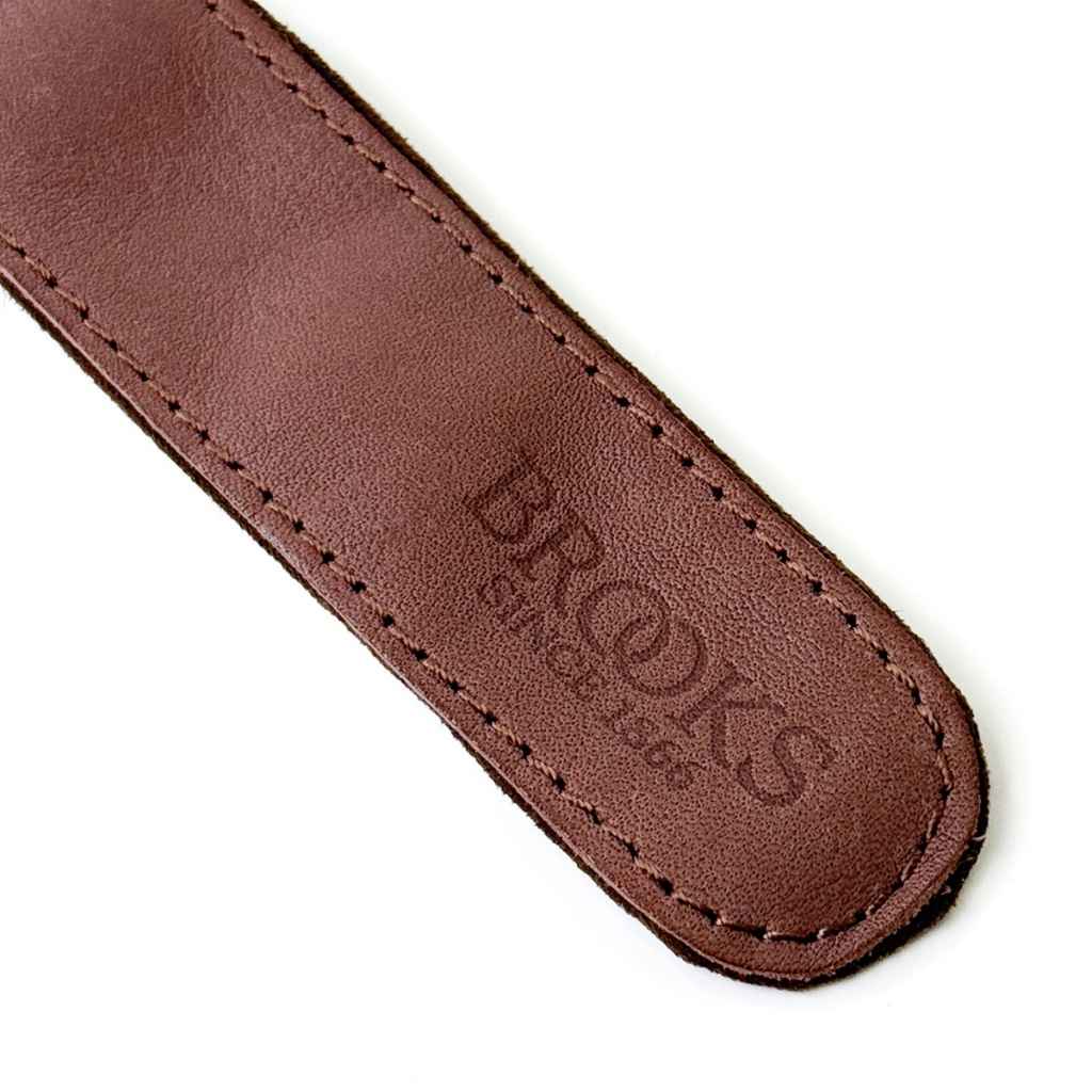 BROOKS* leather trouser strap (brown) - BLUE LUG ONLINE STORE