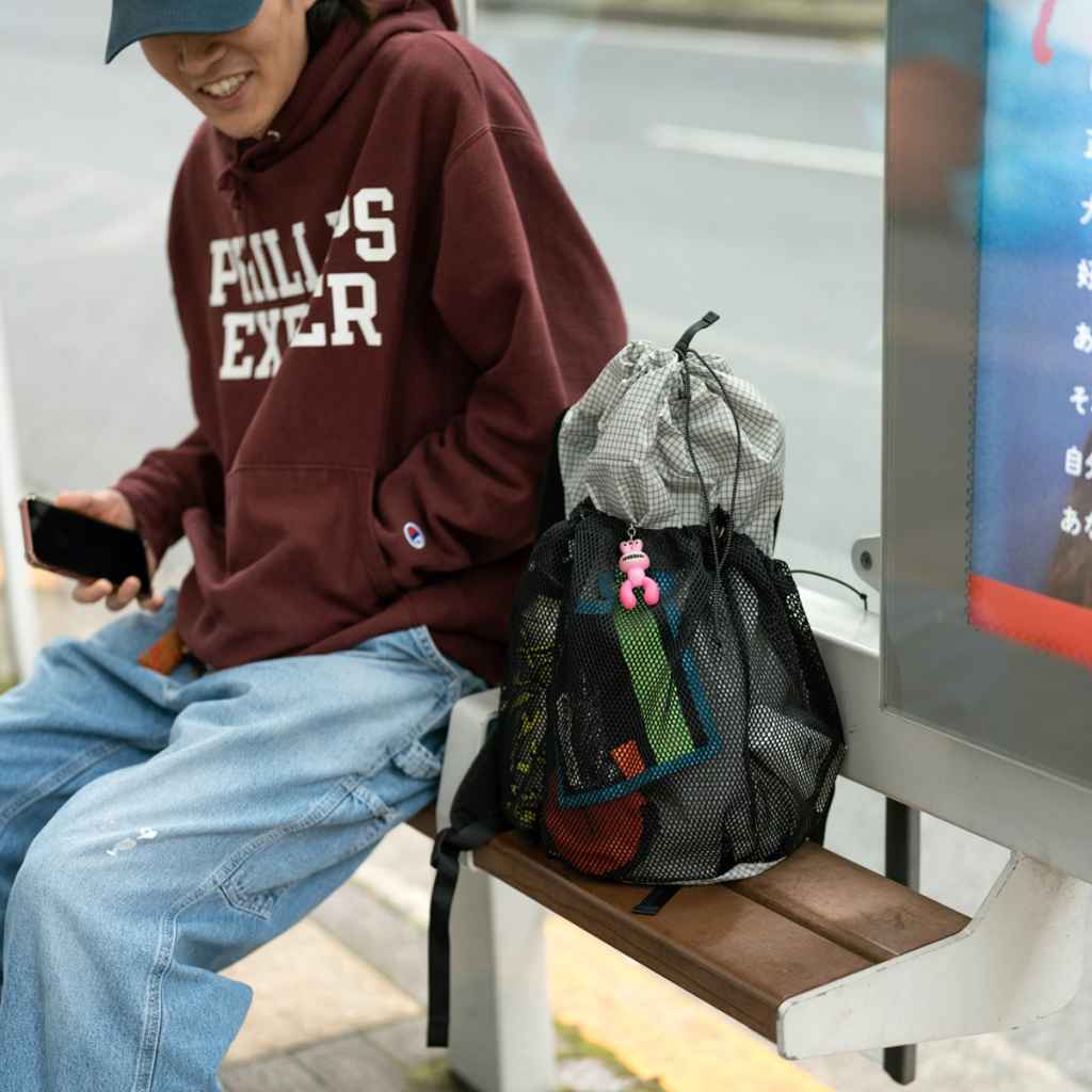 FAIRWEATHER* packable pack (rip light gray) - BLUE LUG ONLINE STORE