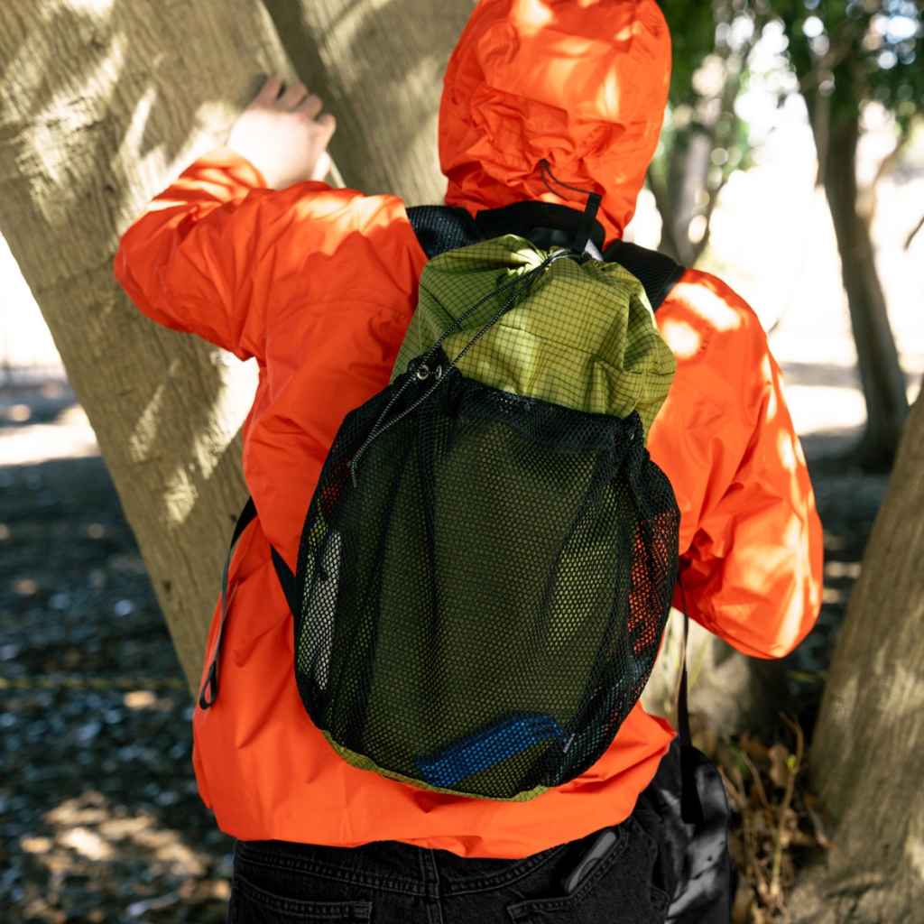 FAIRWEATHER* packable pack (rip light gray) - BLUE LUG ONLINE STORE
