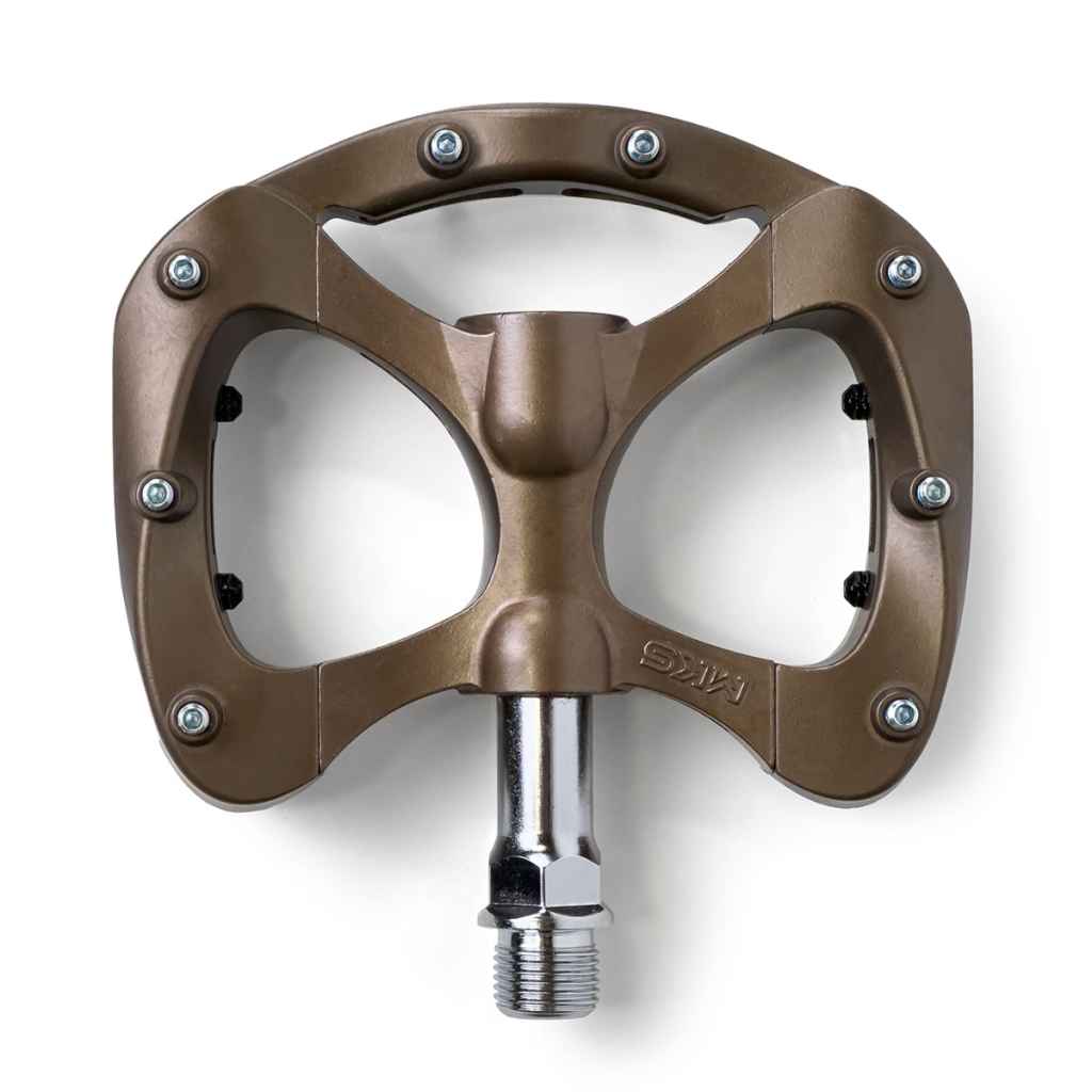 MKS 競輪用ペダル MKS* pretzel pedal (pretzel brown/limited color) - BLUE LUG ONLINE