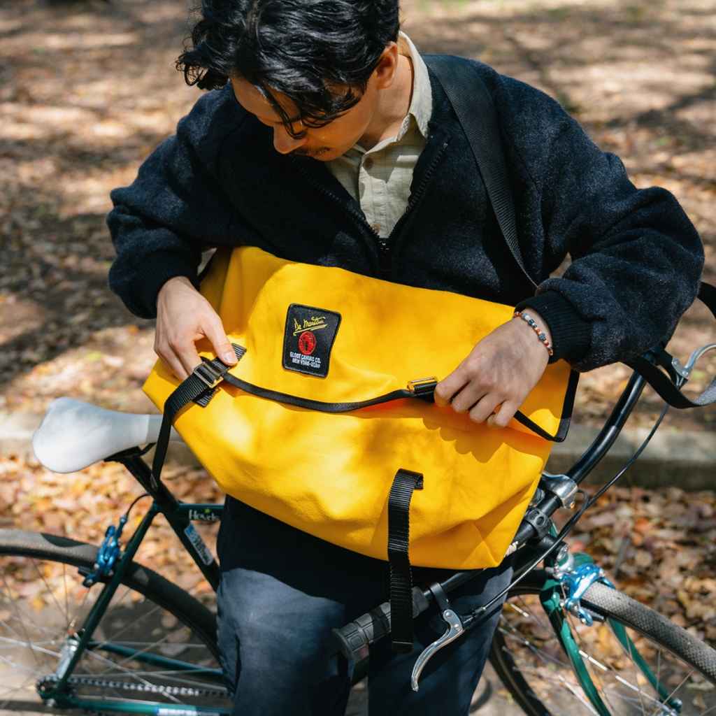 DE MARTINI* 3602 messenger bag (canvas yellow) - BLUE LUG ONLINE STORE
