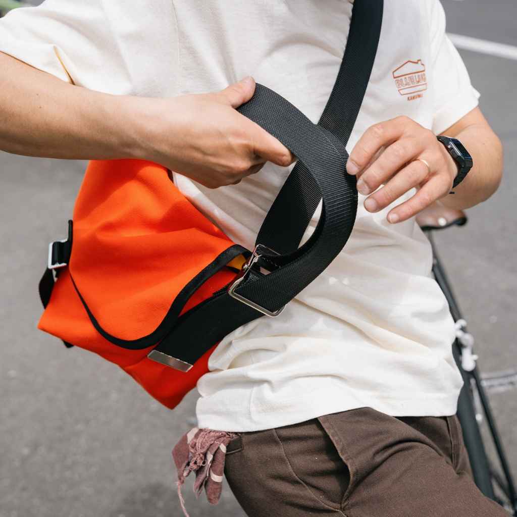 DE MARTINI* 3602 messenger bag (canvas orange) - BLUE LUG ONLINE STORE