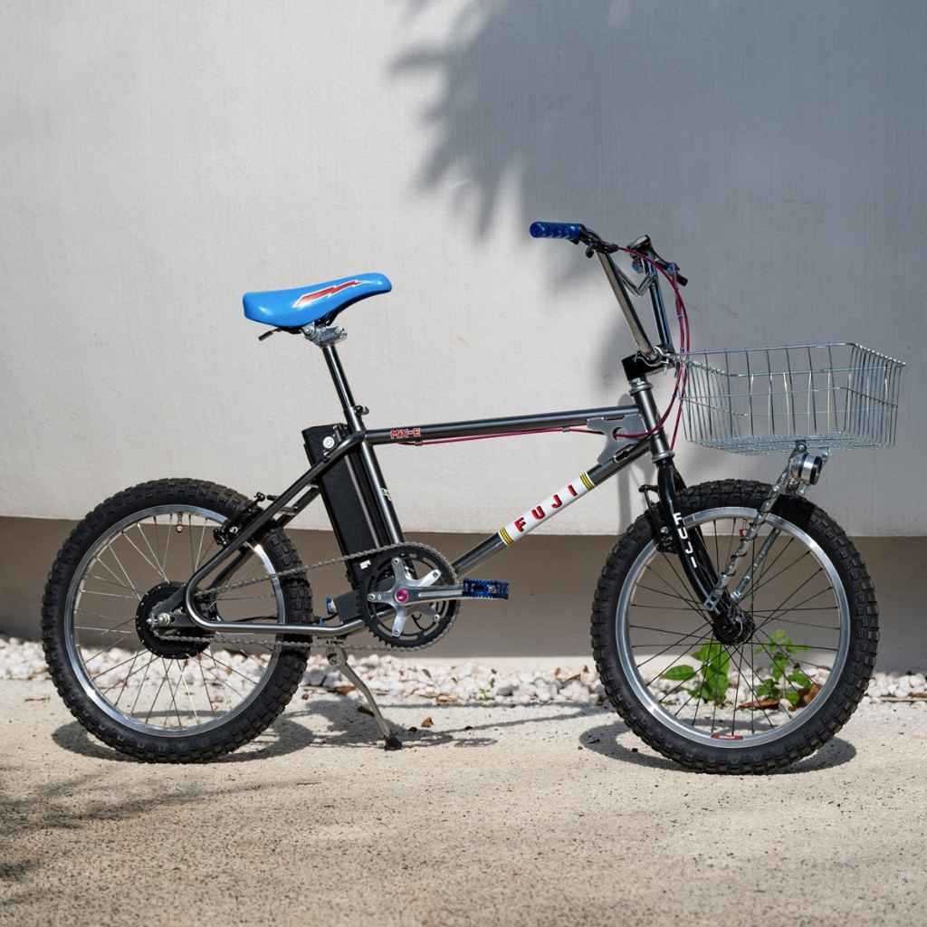 KUWAHARA* lightning saddle bl special (gray/white) - BLUE LUG