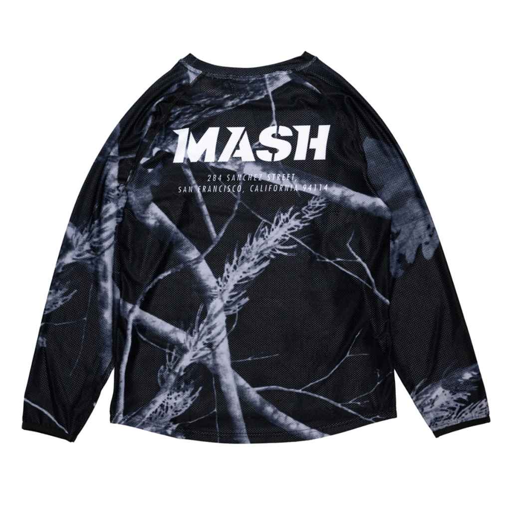 MASH Night Camo Riding Shirt B+W Mサイズ MASH* night camo long sleeve riding shirt - BLUE LUG ONLINE STORE