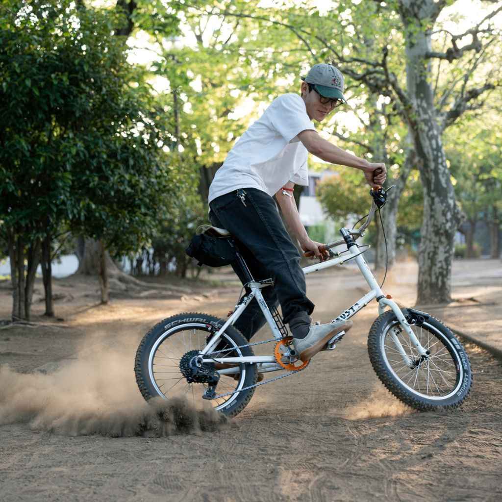 CRUST BIKES* stupid tourist disc CUSTOM complete bike (S) - BLUE