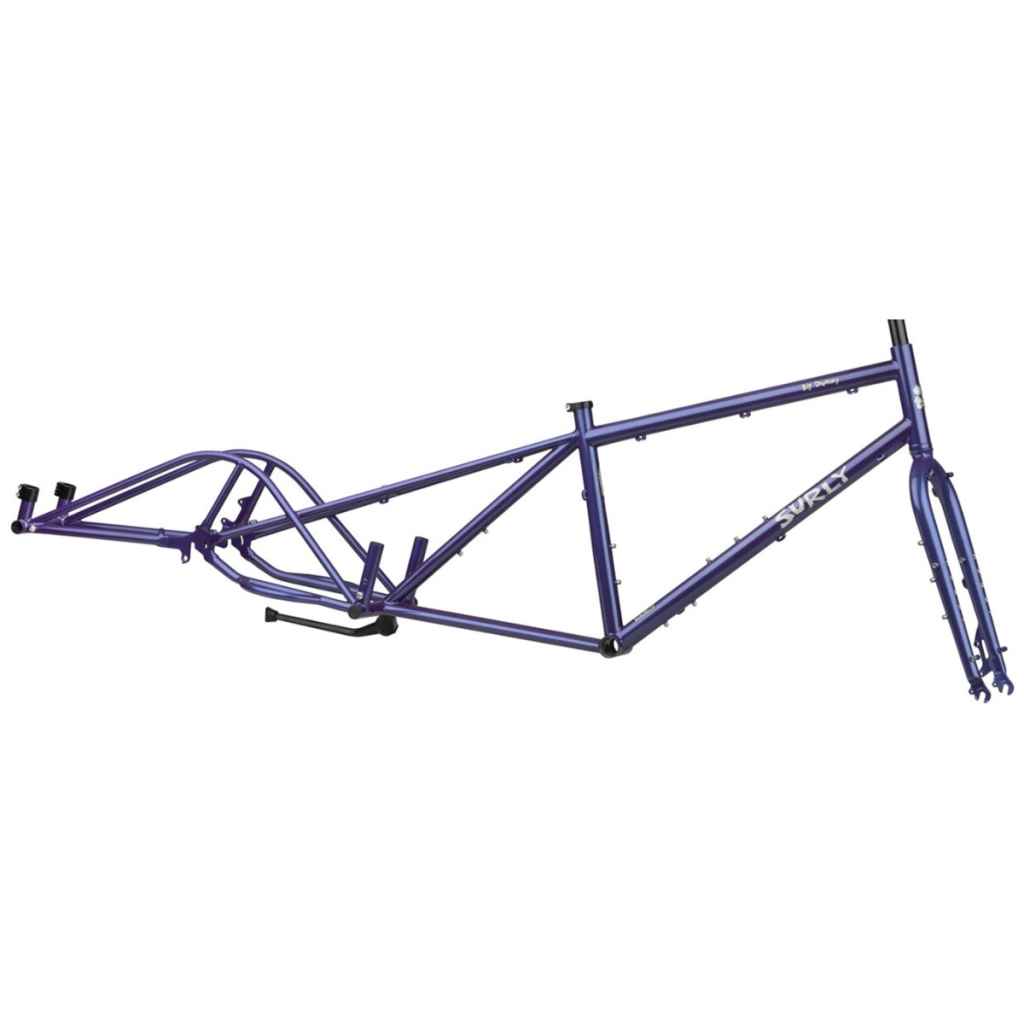 SURLY* big dummy cargo frame (bruised ego purple) - BLUE LUG